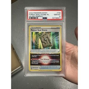 Pokémon Forest Seal Stone Silver Tempest 156/195 Holo Holo Rare PSA 10 SLAB